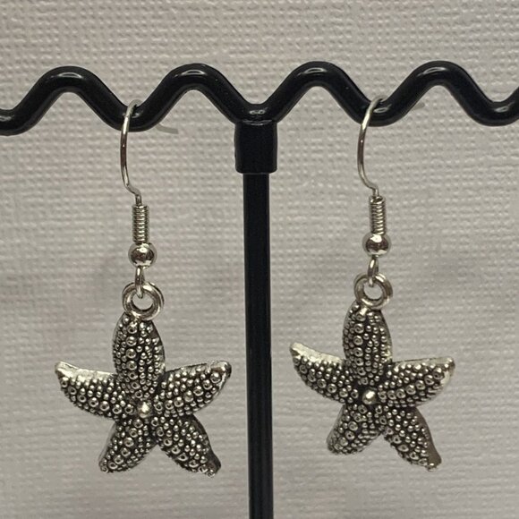 Starfish Earring, Starfish Jewelry, Nautical Earrings, Beach Earrings, Gift Idea - Picture 5 of 6